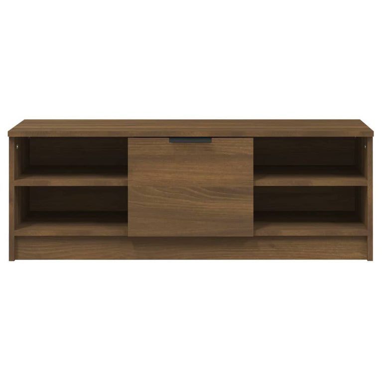 Tv-meubel 102x35,5x36,5 cm bewerkt hout bruineikenkleurig MeubelReus