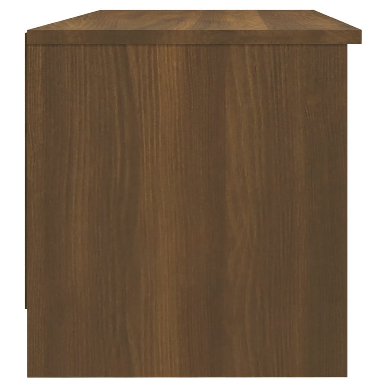 Tv-meubel 102x35,5x36,5 cm bewerkt hout bruineikenkleurig MeubelReus