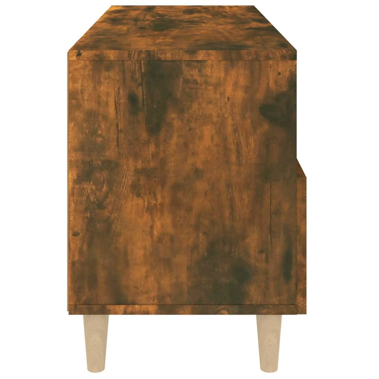 Tv-meubel 80x36x50 cm bewerkt hout gerookt eikenkleurig MeubelReus