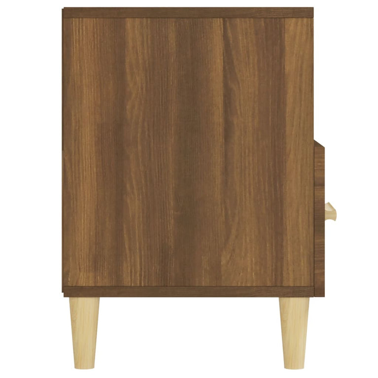 Tv-meubel 102x36x50 cm bewerkt hout bruin eikenkleur MeubelReus