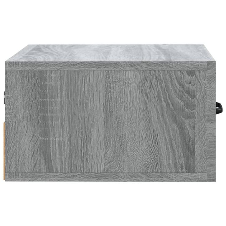 Nachtkastjes 2 st wandgemonteerd 35x35x20 cm grijs sonoma eiken MeubelReus