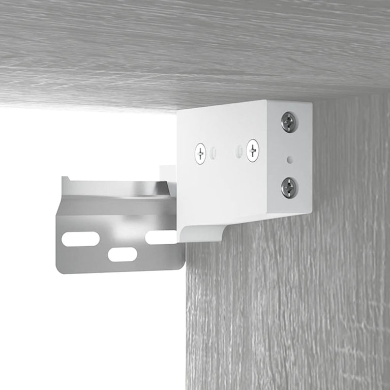 Nachtkastjes 2 st wandgemonteerd 35x35x20 cm grijs sonoma eiken MeubelReus