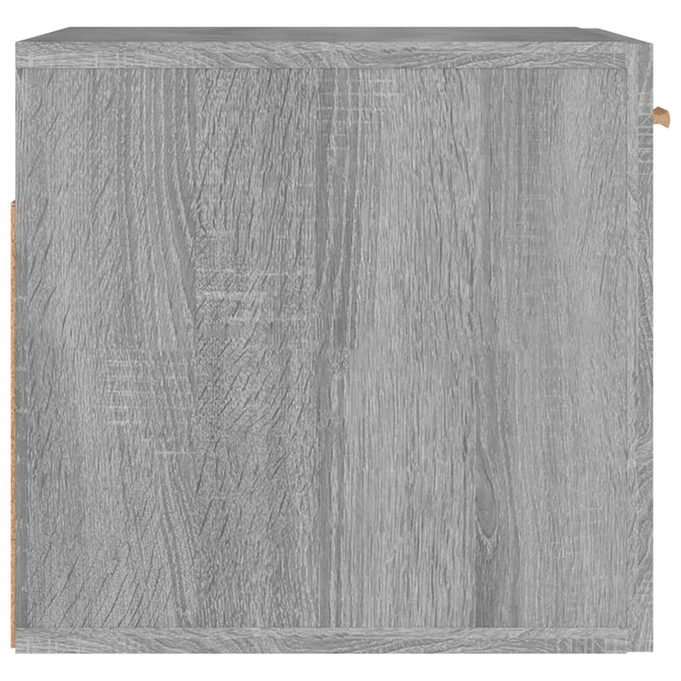 Wandkast 80x35x36,5 cm bewerkt hout grijs sonoma eikenkleurig MeubelReus