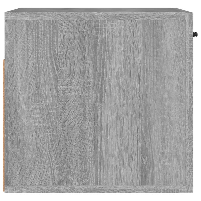 Wandkast 80x35x36,5 cm bewerkt hout grijs sonoma eikenkleurig MeubelReus
