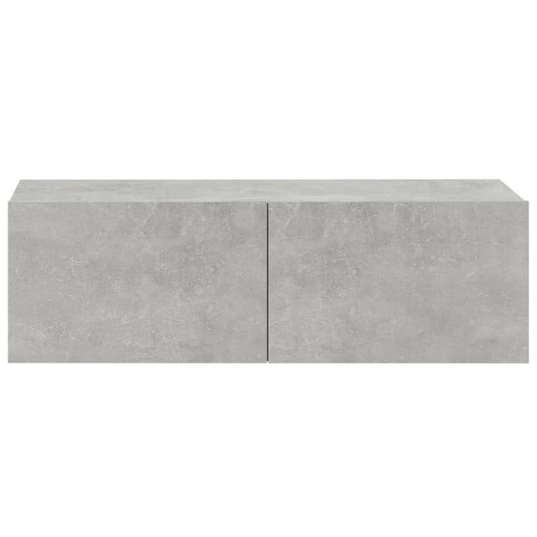 Tv-wandmeubels 4 st 100x30x30 cm betongrijs MeubelReus