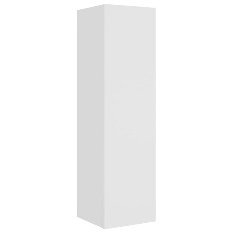 8-delige Tv-meubelset bewerkt hout wit MeubelReus