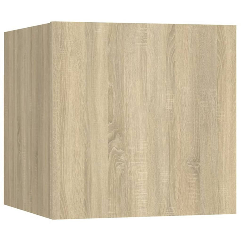 5-delige Tv-meubelset bewerkt hout sonoma eikenkleurig
