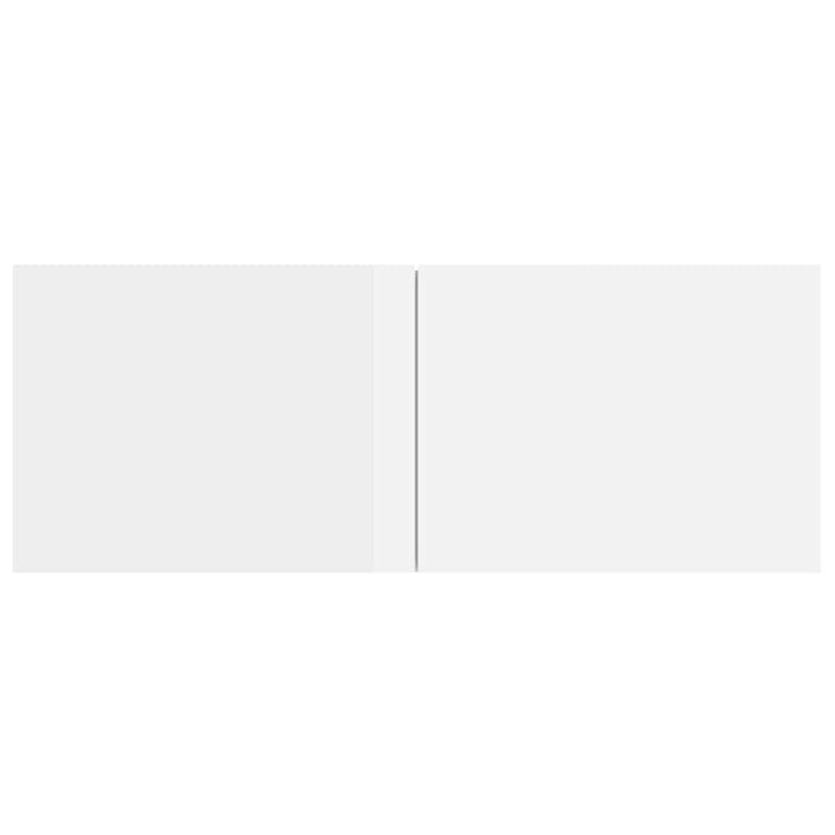 6-delige Tv-meubelset bewerkt hout hoogglans wit MeubelReus