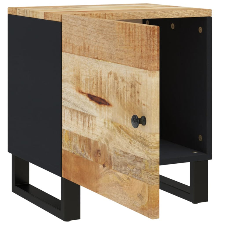 Nachtkastje 40x33x46 cm massief mangohout MeubelReus