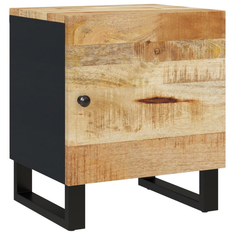 Nachtkastje 40x33x46 cm massief mangohout MeubelReus