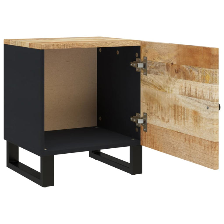 Nachtkastje 40x33x46 cm massief mangohout MeubelReus