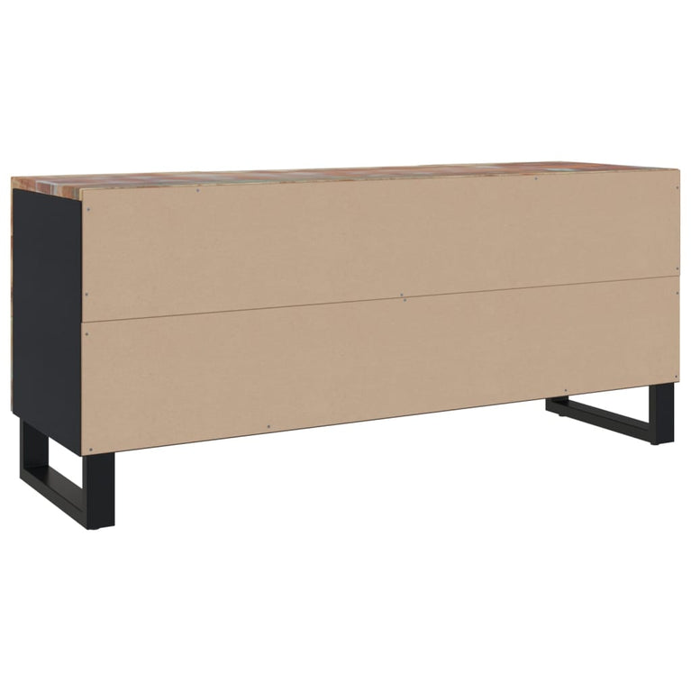 Tv-meubel 105x33x46 cm massief teruggewonnen hout MeubelReus