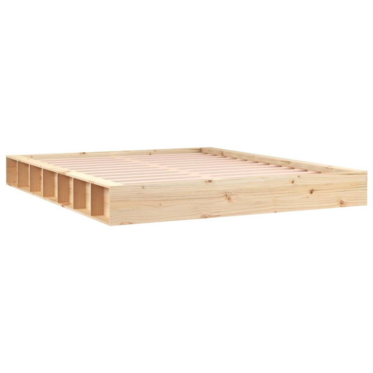 Bedframe massief hout 150x200 cm 5FT King Size