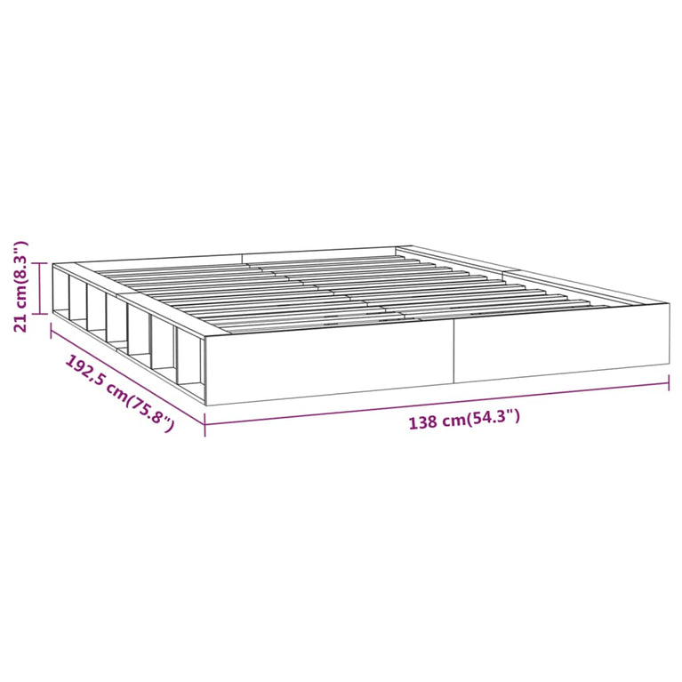 Bedframe massief hout 120x190 cm 4FT Small Double