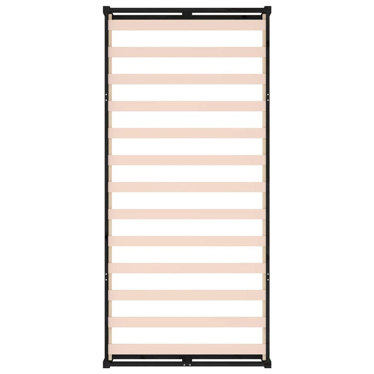 Bedframe massief hout zwart 90x190 cm 3FT Single