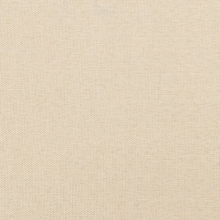 Hoofdbord 80x5x78/88 cm stof crèmekleurig
