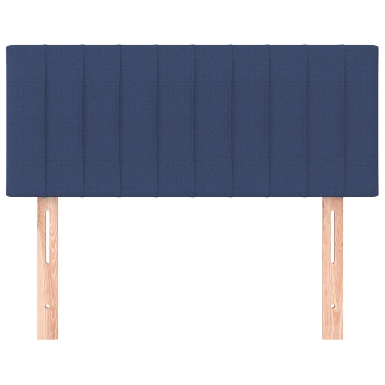 Hoofdbord 100x5x78/88 cm stof blauw