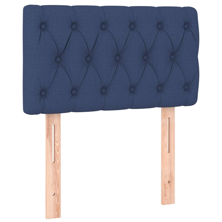 Hoofdbord 80x7x78/88 cm stof blauw