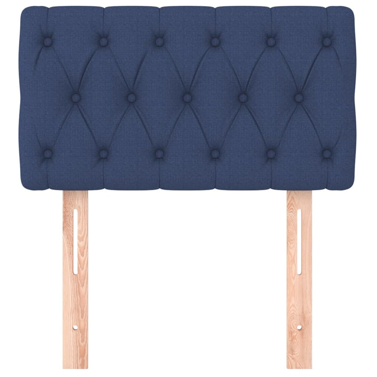 Hoofdbord 80x7x78/88 cm stof blauw