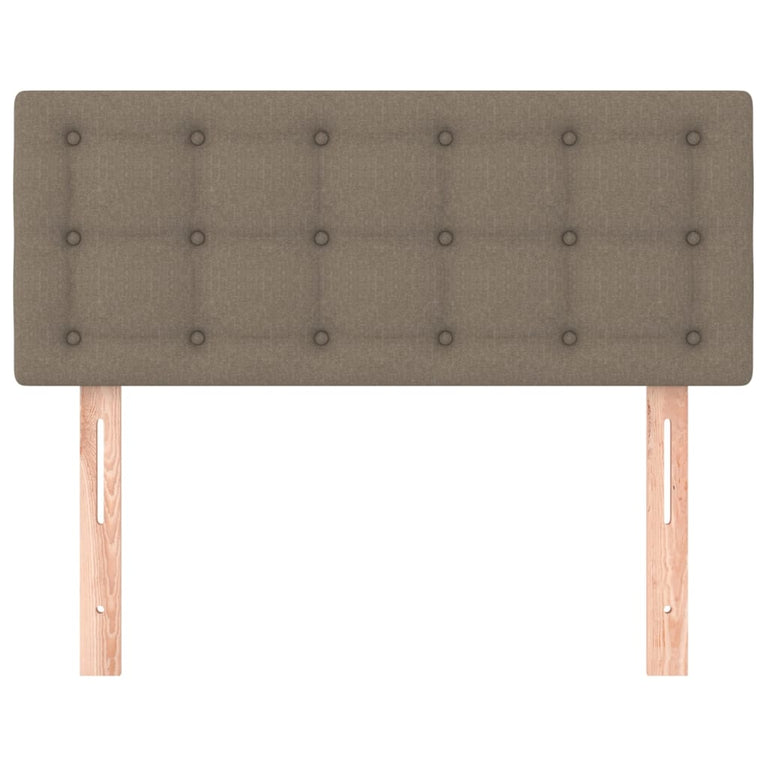 Hoofdbord 80x5x78/88 cm stof taupe