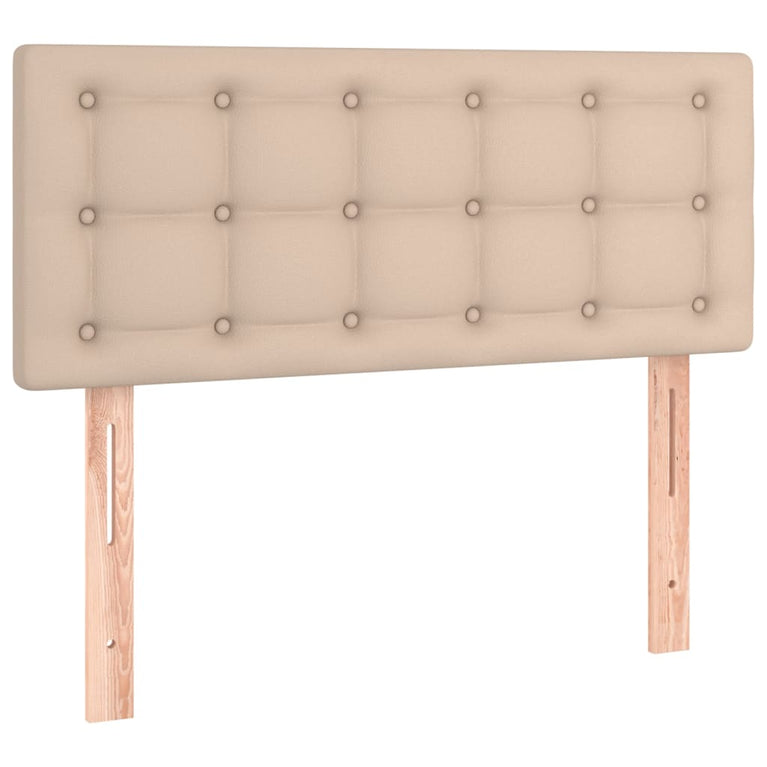 Hoofdbord 100x5x78/88 cm kunstleer cappuccinokleurig