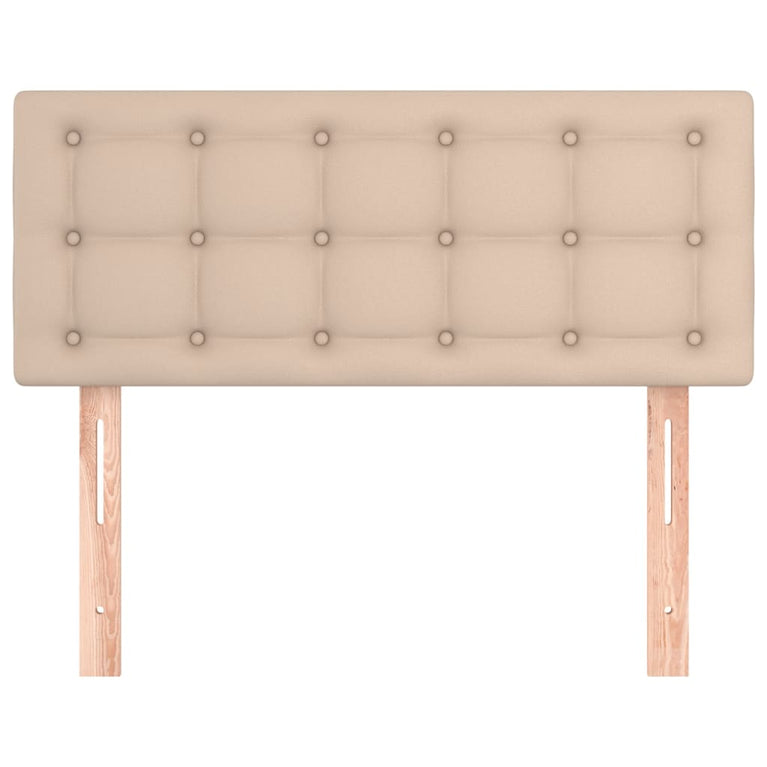 Hoofdbord 100x5x78/88 cm kunstleer cappuccinokleurig