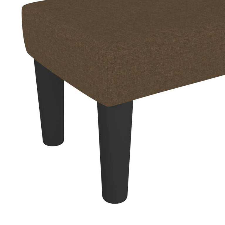 Bankje 70x30x30 cm stof bruin MeubelReus