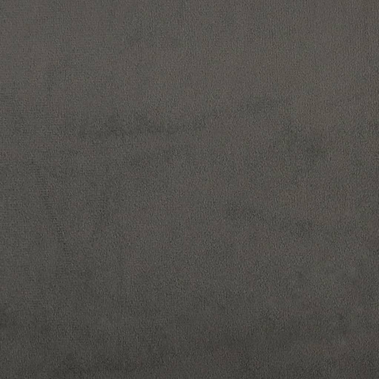 Bankje 100x30x30 cm fluweel donkergrijs MeubelReus