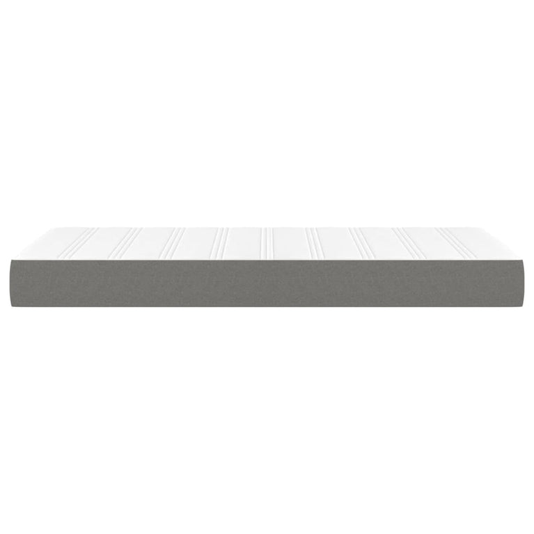 Pocketveringmatras 100x200x20 cm stof donkergrijs MeubelReus