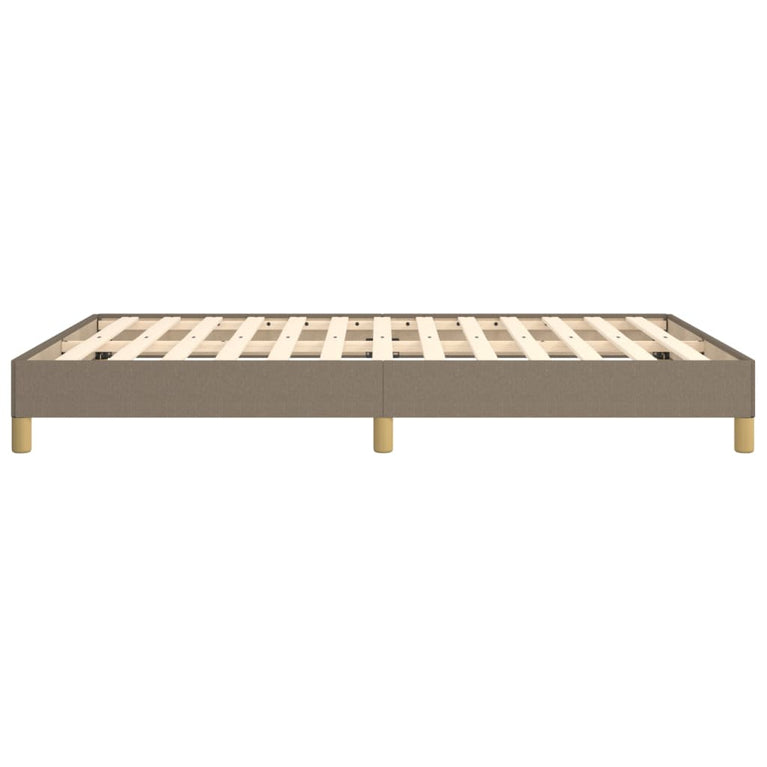 Bedframe stof taupe 160x200 cm