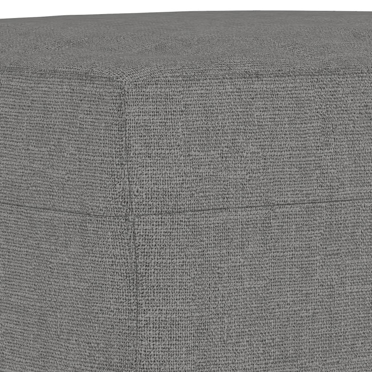 Bankje 100x35x41 cm stof donkergrijs MeubelReus