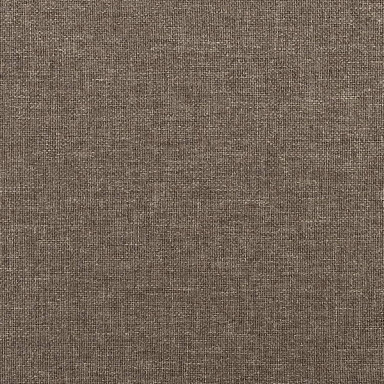 Bankje 100x35x41 cm stof taupe