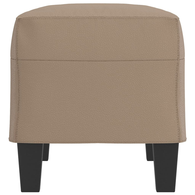 Bankje 70x35x41 cm kunstleer cappuccinokleurig MeubelReus