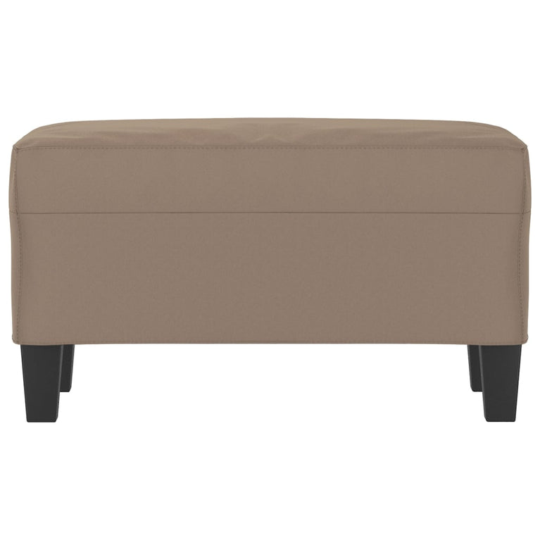Bankje 70x35x41 cm microvezelstof taupe MeubelReus