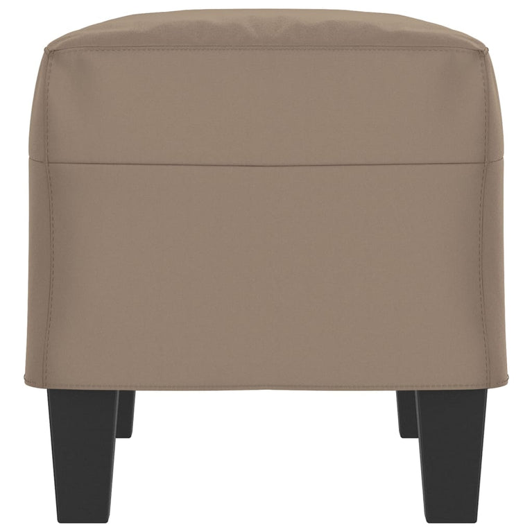 Bankje 70x35x41 cm microvezelstof taupe MeubelReus
