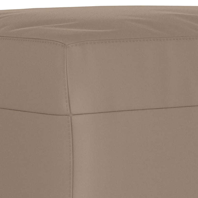 Bankje 70x35x41 cm microvezelstof taupe MeubelReus