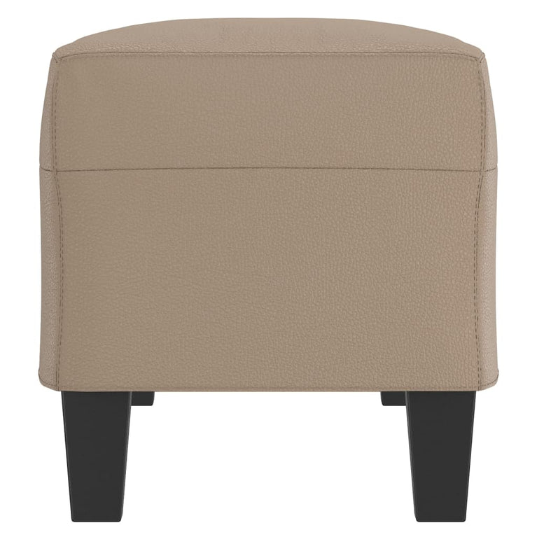Bankje 100x35x41 cm kunstleer cappuccinokleurig MeubelReus