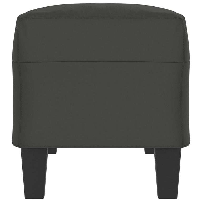Bankje 100x35x41 cm microvezelstof donkergrijs MeubelReus