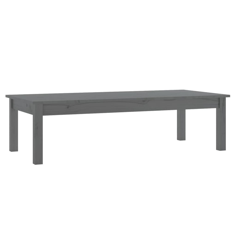 Salontafel 110x50x30 cm massief grenenhout grijs MeubelReus