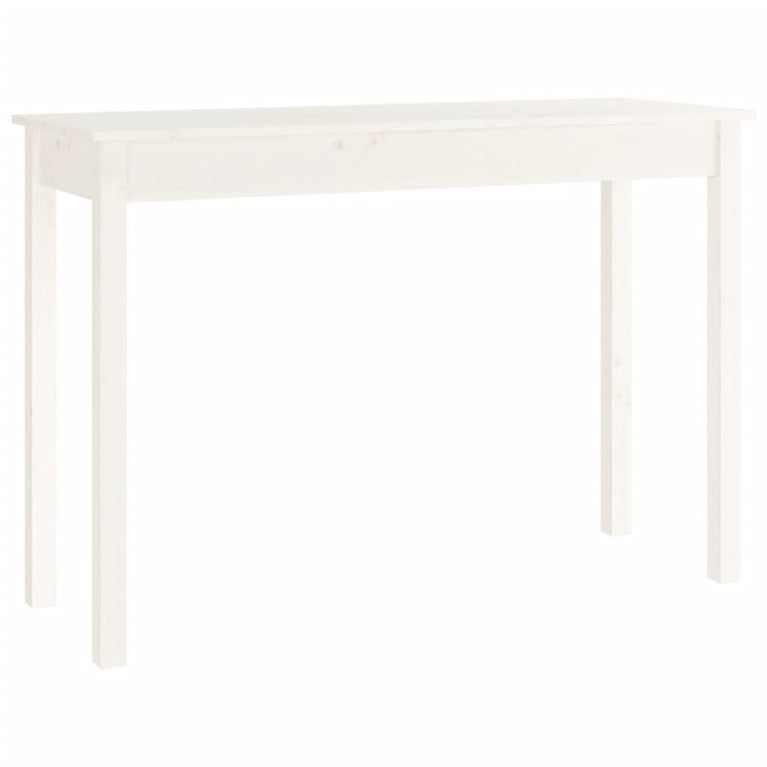 Wandtafel 110x40x75 cm massief grenenhout wit MeubelReus