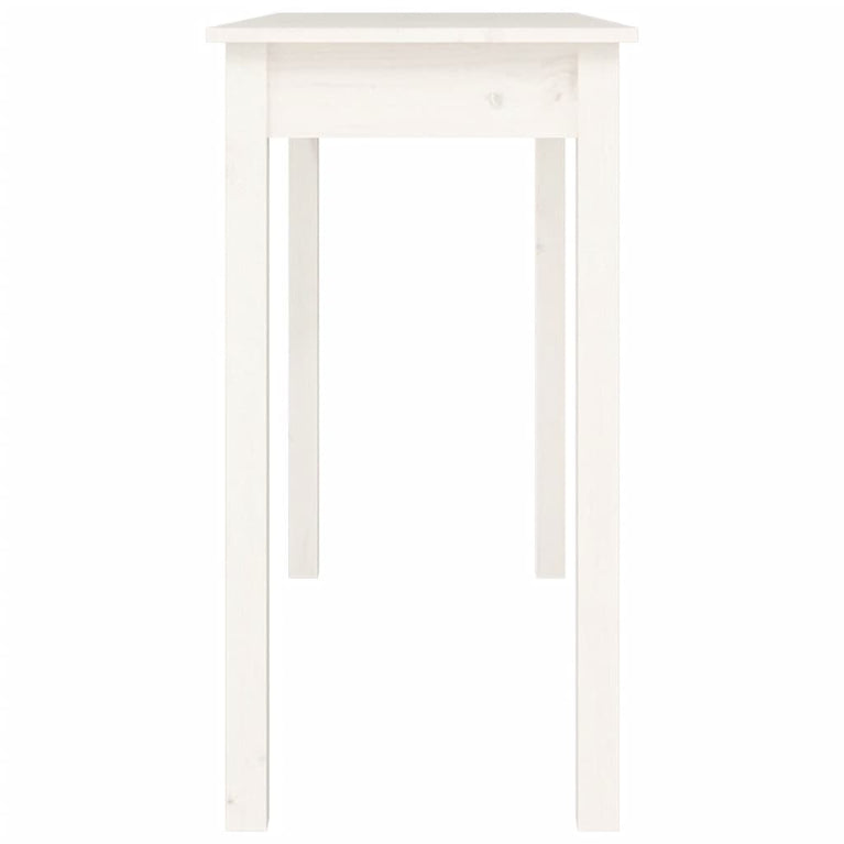 Wandtafel 110x40x75 cm massief grenenhout wit MeubelReus
