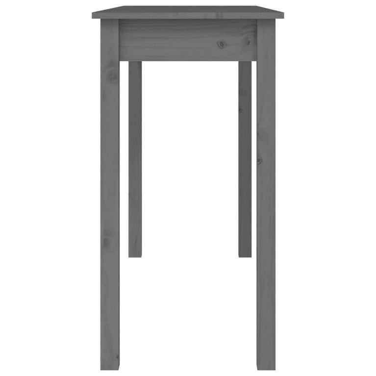 Wandtafel 110x40x75 cm massief grenenhout grijs MeubelReus