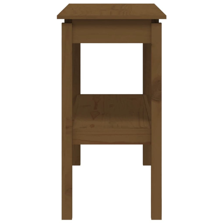 Wandkast 110x40x75 cm massief grenenhout honingbruin MeubelReus