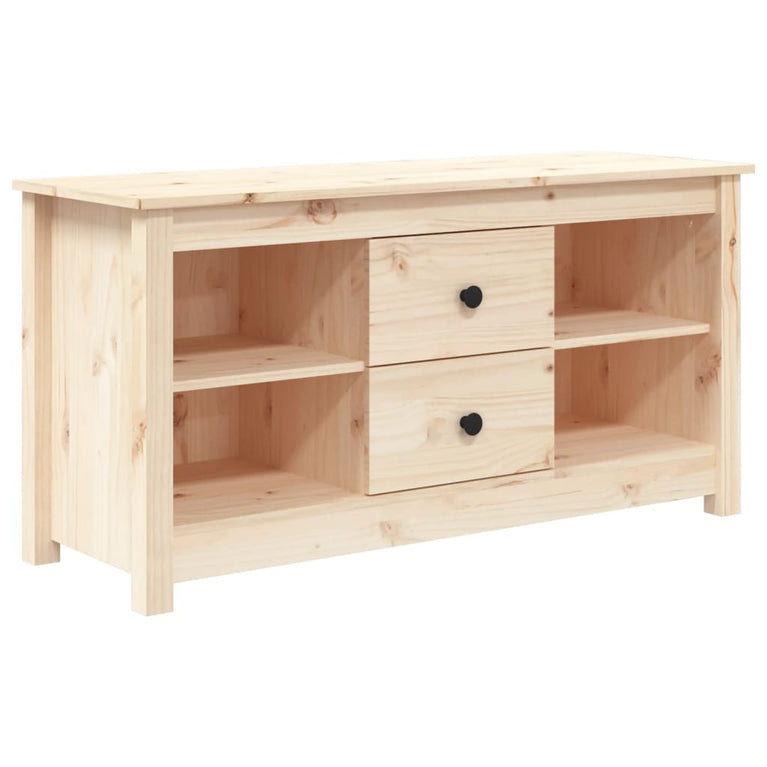 Tv-meubel 103x36,5x52 cm massief grenenhout MeubelReus