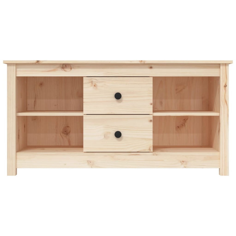 Tv-meubel 103x36,5x52 cm massief grenenhout MeubelReus