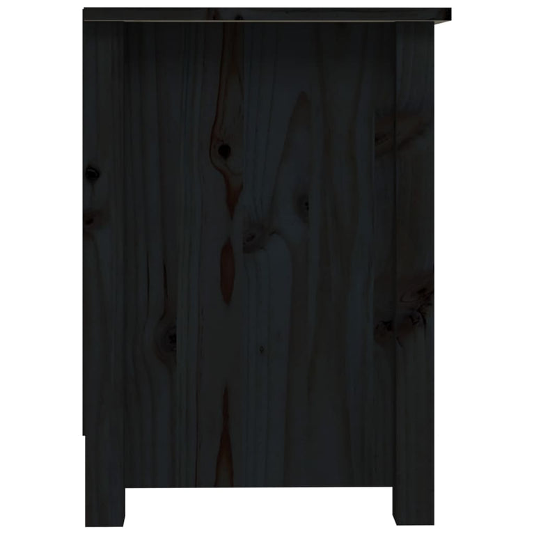 Tv-meubel 103x36,5x52 cm massief grenenhout zwart MeubelReus