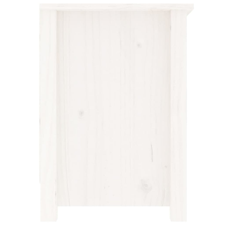 Tv-meubel 103x36,5x52 cm massief grenenhout wit MeubelReus