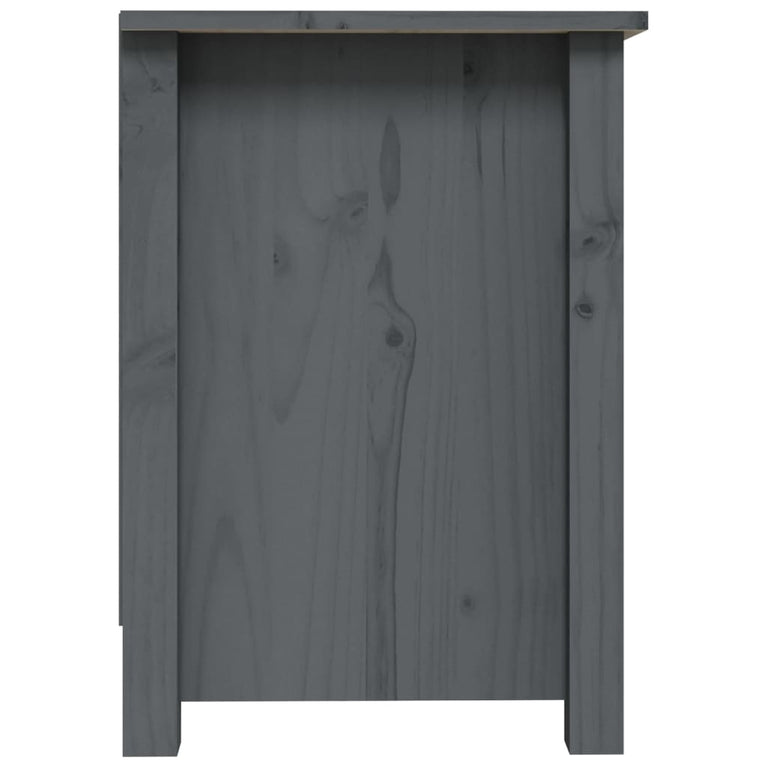 Tv-meubel 70x36,5x52 cm massief grenenhout grijs MeubelReus