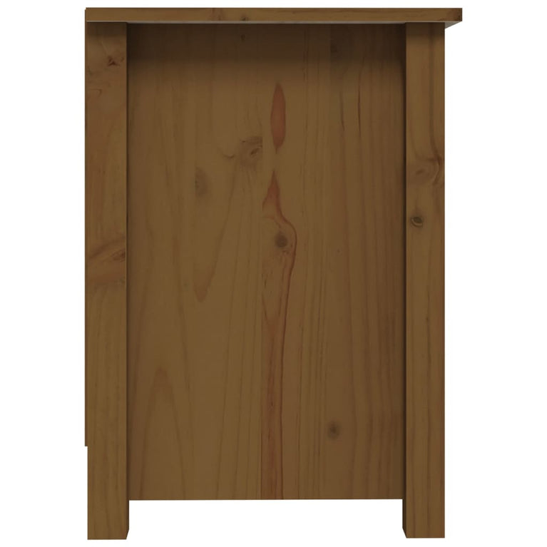 Tv-meubel 70x36,5x52 cm massief grenenhout honingbruin MeubelReus