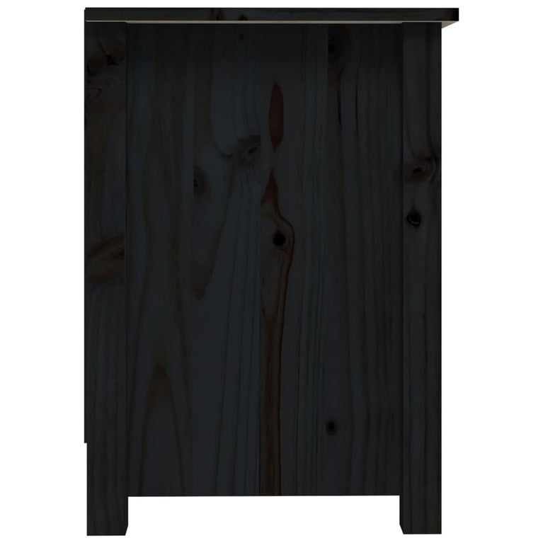 Tv-meubel 70x36,5x52 cm massief grenenhout zwart MeubelReus
